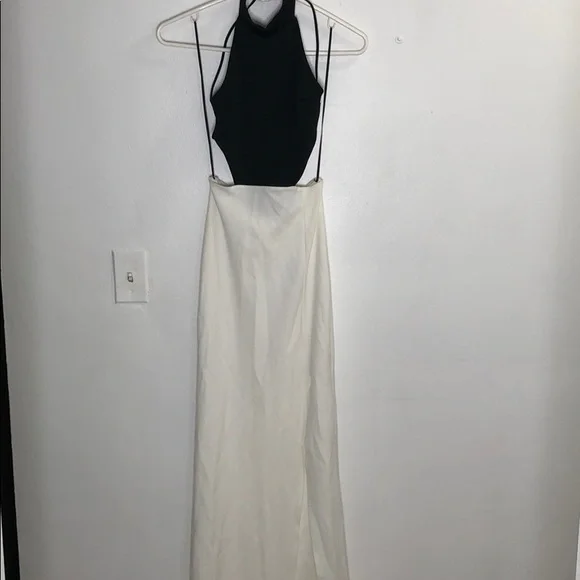 Missguided Dresses | Missguided Backless Maxi Dress | Color: Black/White | Size: 0 | Msweprice's Closet Missguided Dresses | Missguided Backless Maxi Dress | Color: Black/White | Size: 0 | Msweprice's Closet